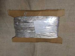 Silver plated copper braided shield sleeve for Speaker or RF cable OD 4/7/8/10mm