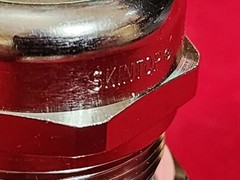 Cable Gland, 1″ NPT, Range 11-21 mm, Nickel-Plated Brass, LAPP SKINTOP Series
