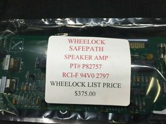 WHEELOCK SAFEPATH SPEAKER AMP PT# P82757 RCI-F 94VO 2797
