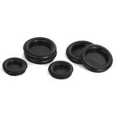 Black 14mm-200mm Rubber Grommet Firewall Hole Plug Electrical Wire Gasket Car Ki