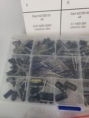 HUGE NEW 1200+ Capacitors, Resistors, etc. Electronic Components Lot