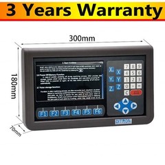 D80M 2/3 Axis Digital Readout with 7-inch Screen for Magnetic Linear Scales kits