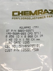 CHEMRAZ 9003-SS571 O-RING AS-568A-003 CPD 571, 2-003, 185001-588, 152708
