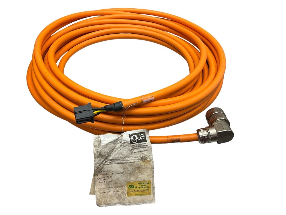 IGUS CHAINFLEX CF27.40.15.02.01.D ELECTRICAL CABLE 50FT 4G4.0+(2X1.5)
