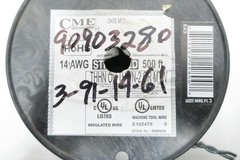 Cme E102470 Stranded Thhn/thwn-2/mtw Black Wire 14awg 500ft