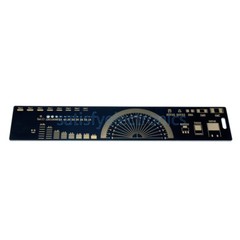 20cm Multifunctional PCB Ruler PCB Measuring Tool Angle Measure Meter Black