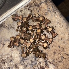 Burndy KS17, 101150, Copper Split Bolt #8 to #6 AWG, QTY 19