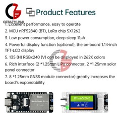 HelTec AutoMation Node T114 LoRa Development Board nRF52840 SX1262 Module Type-C