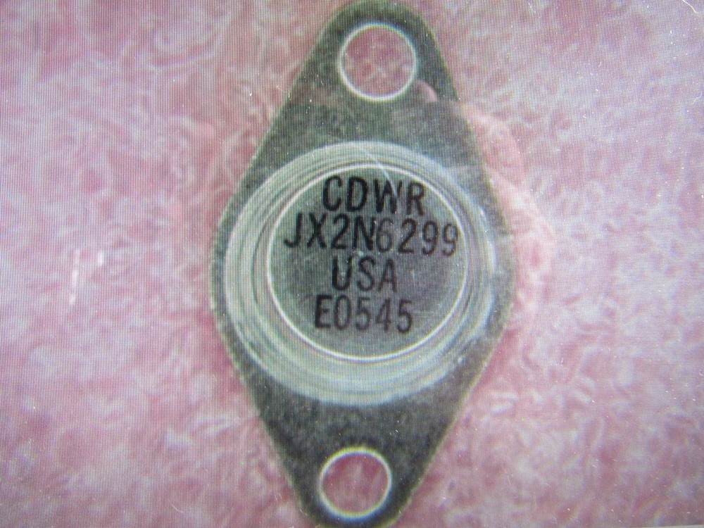 JANTX2N6299 Micro Semi 80V, 8A, PNP Darlington Transistor Metal Can 3-Pin TO-66