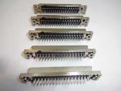 Lot of 50+ new connectors ODU AMP DSR L-Com DB9 SCSI