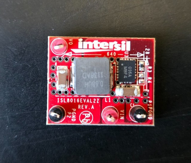 Intersil ISL8016 High Efficiency Synchronous Buck Regulator 6A Demo Board PCBA