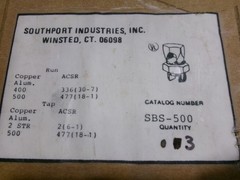 Southport Industries SBS-500 Box of 3 Split Bolt Connector AK