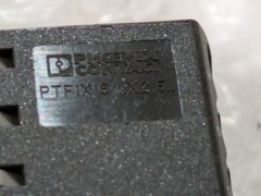 Phoenix Contact PTFIX 6/18×2,5 Distribution Block NS15/35 DIN Rail 18 Pos BK
