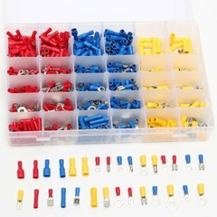 720x Insulated Terminal Electrical Crimp Connector Bullet Butt Ring Spade