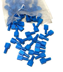 60Pcs Male Push-On Terminals 16-14 GA