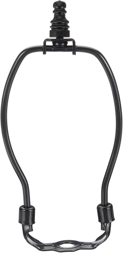 6 Inch Lamp Harp Kit 1 Inch Tall Iron Finial Heavy Duty Bracket Standard Saddle