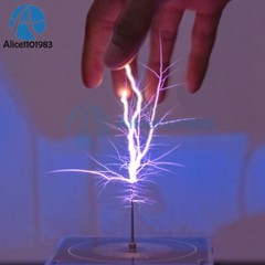 Bluetooth Music Tesla Coil AC110-240V 120W 10cm High Frequency Voltage Pulse