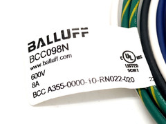 Balluff BCC098N 7/8″ 5-Pin Female Receptacle BCC A355-0000-10-RN022-020 LOT OF 3