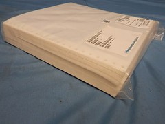 2500 NEW Brady DAT-8-292-2.5 Write On Wire Marker Tape, White on Translucent