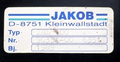 JAKOB electronic handwheel with magnetic holder IHL 100 No. 90334-00 year: 1989