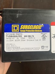 Square D TVS9HWA10X Surge Protection Device, 600V Delta, 100kA, Like New