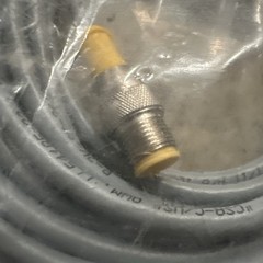 **NEW Turck RS 4.4T-10 patchcord, Eurofast, 4-pin Straight Male, 10 Meters