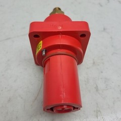 PowerSafe L1 P3 Power Connector Panel Mount 500 Amp IP67 1000 Vac Red *USED