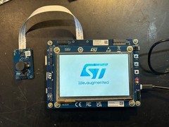 Working STM32N6570-DK Evaluation Board with Camera