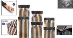 20cm Copper Jumper Wires Assorted – Perfect for PCB and Breadboard