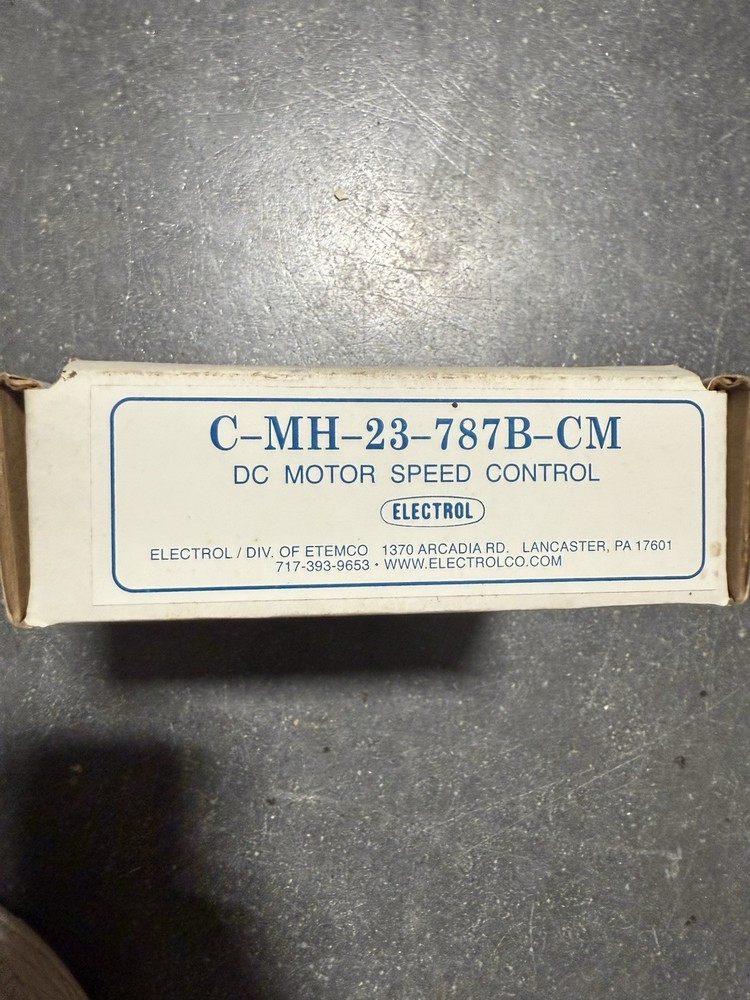 BRAND NEW ELECTROL C-MH-23-787B-CM/DC Motor Speed Control