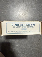 BRAND NEW ELECTROL C-MH-23-787B-CM/DC Motor Speed Control