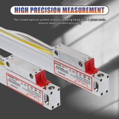 TOAUTO 3 Axis DRO+3pcs Glass Linear Scales Touch Screen LCD Digital Readout Kits