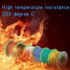 BNTECHGO 22 Gauge Silicone Wire Kit 6 Color Each 30 ft Flexible 22 AWG Stranded