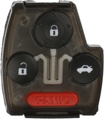 Replacement Keyless Remote Fob Shell with Uncut Key, Buttons and Chip Slot