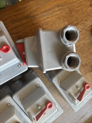 Carlon E98TSC Drip proof Damp Wet Locations On Off Electrical Box Lot Of 6 New