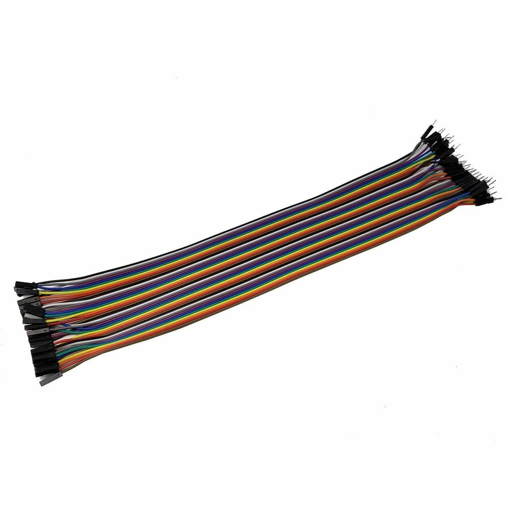 30cm – 40 Pin Ribbon Cable w/Dupont Connectors (Male to Female)