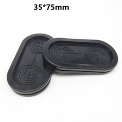 Oval Blanking Grommets Rubber Closed Blind Plug Bung Cable Wiring Protect Bushes