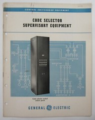 General Electric Switchboard Code Selector Supervisory Phone Equipment 1950s