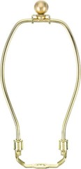 7 Inch Lamp Harp Kit 17.5mm Solid Brass Ball Finial Heavy Duty Bracket Saddle