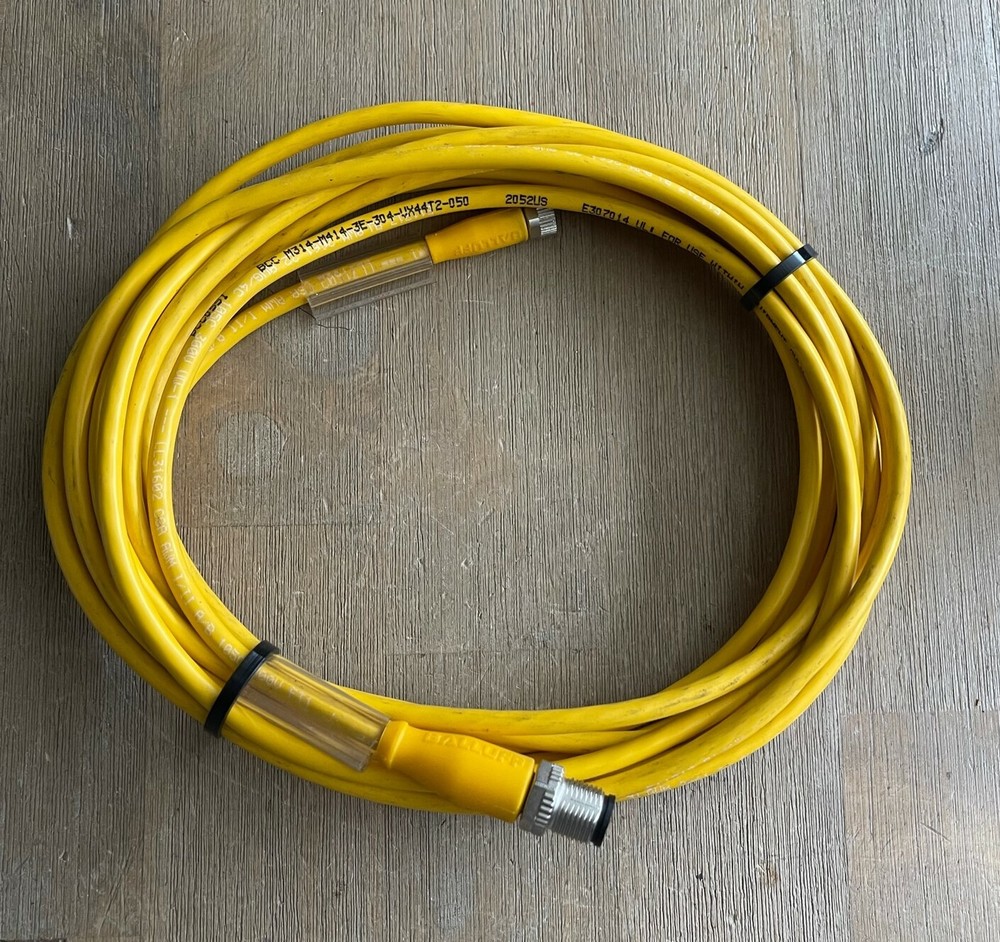 BALLUFF BCC0551 CORDSET 4 PIN MALE/4 PIN FEMALE 5M