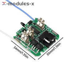 4S 16.8V 30A 18650 Li-ion Battery Protection Board BMS Dual MOS for Power Tools