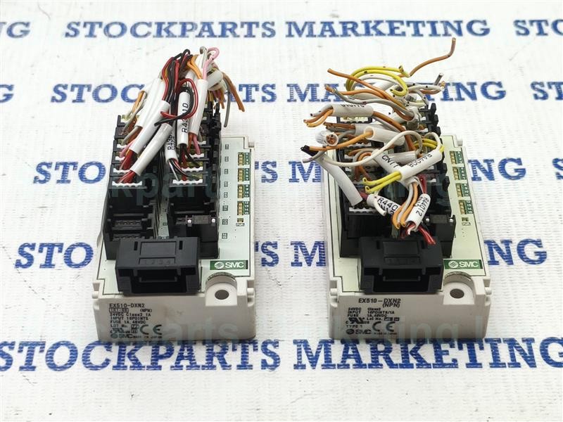 Lot 2pcs SMC EX510-DXN2 (NPN) Sensor Input Block 24VDC 16/1A 30 Days Warranty