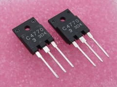 ( 2 PCS ) 2SC4770 Sanyo NPN Triple Diffused Planar Silicon Transistor — NOS