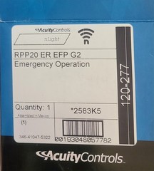 Acuity Controls nLight RPP20 ER EFP G2 Power Relay Pack