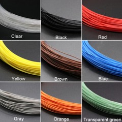 PTFE Cable Wire 28AWG Silver-plated Copper Wire Earphone Audio Signal Wire