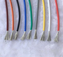 Cable 14/16/20/22/24/26-30 AWG Wire 0.08mm AWG Stranded 300V 200°C RoHS Cable