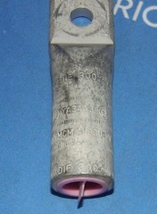 Lot of 11 New Burndy YA34A3 500 Kcmil 2 Hole Lug Connectors