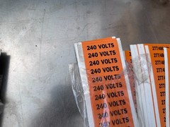 Brady Voltage Marker Tag Cards 6GX76/6GX77/6GX79/6GX80/6GX95/6GX84 (Lot of Many)