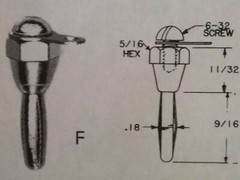 HH Smith #100 Uninsulated Banana Plug Package of 5 pcs.