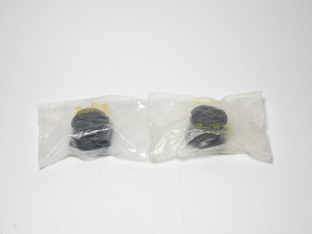 *Lot of 2* LK Connectors LK37MP Male Panel Mount Connector Round – NEW Surplus!